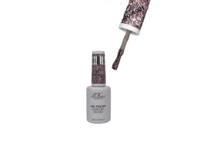 Bellavida White Gel Polish A01 Glitter Colorful