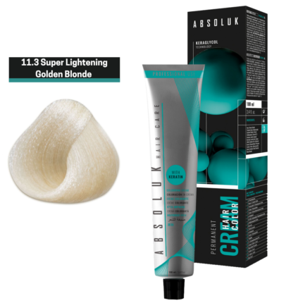 Absoluk Hair Color 11.3 Super Lightening Golden Blonde