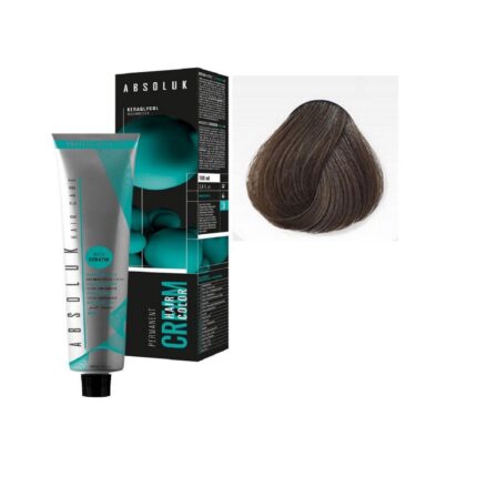 Absoluk Hair Color 6.81 Dark Ash Brown Blonde