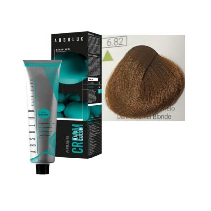 Absoluk Hair Color 6.82 Dark Iridescent Brown Blonde