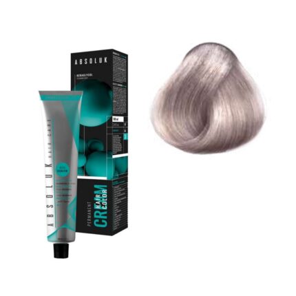 Absoluk Hair Color 9.12 Very Light Ash Indescent Blonde