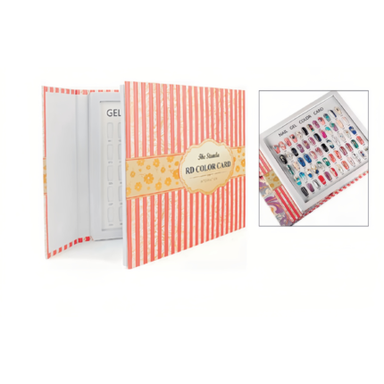 Nail Color  Display Book RD- 120 Color & Tips