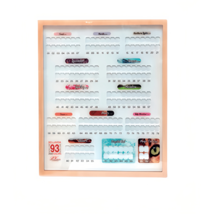 Nail Color Acrylic Display Book – 93 Color & Tips