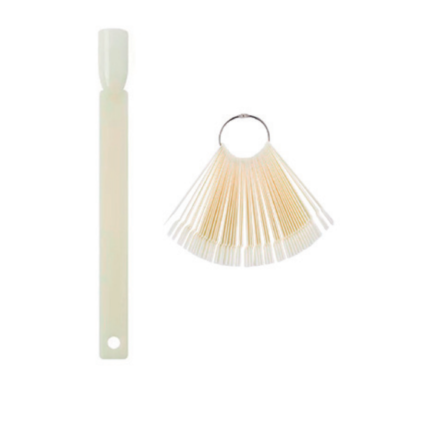 Nail Display Ring Square Tips 50 Color