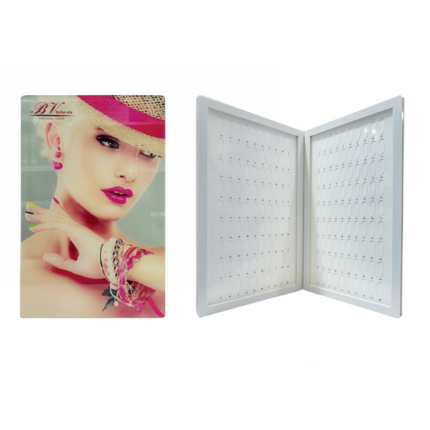 Nail Color Acrylic Display Book – 180 Color & Tips