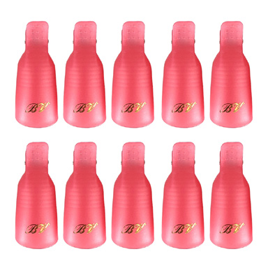 Gel Polish Soak Off Remover Clips Fingernails Pack of 10