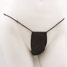 Disposable Thongs Black